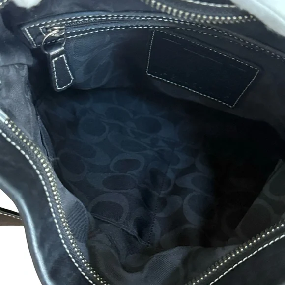 Authentic Coach Vintage Legacy SoHo Black Leather Crossbody Shoulder Bag - Picture 11 of 16